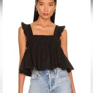 Selkie ruffle top